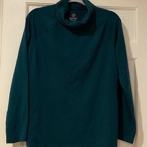 Isaac Mizrahi Live! Green Turtleneck - Size Medium